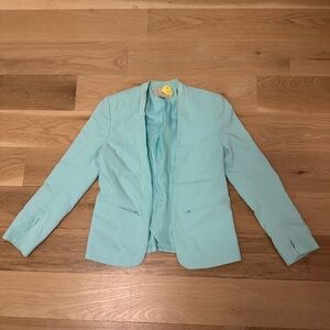 H&M Light blue women’s blazer jacket size 4 Small